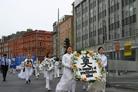爱尔兰学员游行抗议中共盗售法轮功学员器官的兽行，呼吁爱尔兰政府协助调查，制止中共虐杀 2006-4-22