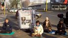 意大利米兰学员到泰领馆递交抗议信2005-12-15