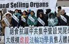 加拿大法轮功学员在渥太华国会山庄前广场连续七十二个小时绝食抗议中共集中营迫害学员2006-3