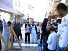 欧洲各国法轮功学员举办了各种规模的反酷刑展2006-01-23