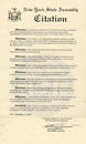 纽约州议会嘉奖法轮大法 美国 纽约 2001-11